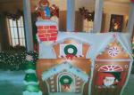 Custom Bounce Inflatable Advertising Products Christmas House For Christmas