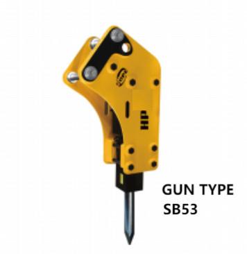 APPLICABLE GUN TYPE ROCK EXCAVATOR HYDRAULIC BREAKER ALLOY STEEL SB 53 2-3.5 TON