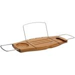 Multifunction Bathroom Bamboo Towel Rack Custom Shaped No Petrochemicals