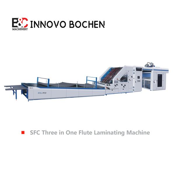 SFC2200 Automatic Flute Lamination Machine 5Ply Flute Laminating Machine For