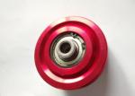Red Gym Equipment Pulley 2.75 Inch Alloy Material Fitness Equipment Pulley