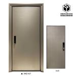 Swing Gold Aluminium Commercial Entrance Doors Main Exterior Aluminum Frame