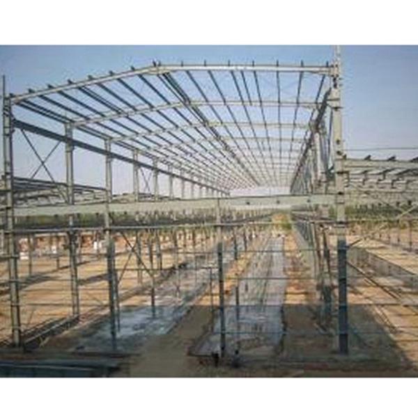 Zontop heavy prefabricated Steel Structure For Petrol Station Canopies Gas
