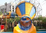 Small fiberglass water slide for parents and kids interaction water fun