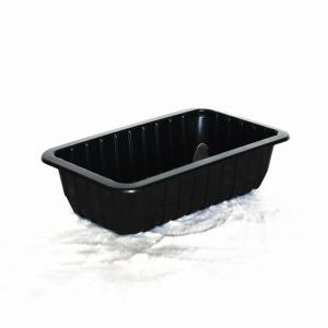 Wholesale 185 X 125 X 50 MM Disposable Plastic Tray Black Plastic Tray Packaging from china suppliers