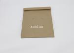 Courier Brown Kraft Paper Bubble Mailers Recyclable With Custom Pringting