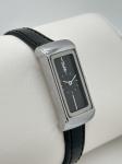 Classic Engraved Leather Strap Quartz Watch 30 Meters Water Resistance