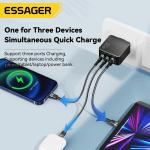 Travel USB C USB A Port PD Mobile Phone GaN Wall Charger Fast Small 65W 60W 45W