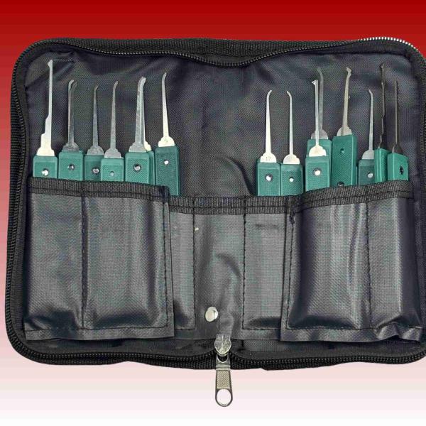 38pcs Locksmithing Tools Customized Lock Pick Set With Clear Lock