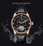 Sports Minimalist Mechanical Watch Calendar Moonphase Automatic Watch
