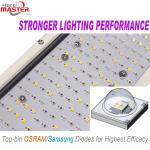 640W Greenhouse Supplemental Lighting 660nm IP65 Grow Lights For Vegetables