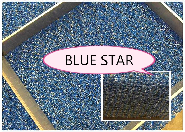 Fine Flat Wire Stainless Steel Knitted Mesh Corrosion Resisstance Wire Dia 0.15MM - 0.3MM