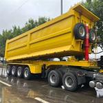 12-Piece Dump Semi-Trailer 3-Axle/4-Axle 12R20 Tire Rim 8.25-22.5 Customizable