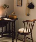 Restaurant Hotel Solid Wood Frame Windsor Natural Dining Chair with Lacquered