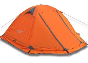 Wholesale 2 Person Orange PU3000MM Coated 210T Polyester Aluminum Frame Watertight Pop Up Tent With Carry Bag from china suppliers
