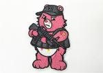 Boy Scout Clothing Embroidery Patches Bear Logo With Hook Backing