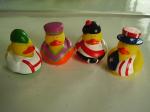 5.0L*4.6W*4.9H Cm Yellow Mini Rubber Ducks Baby Shower Toys Sort For Duckies