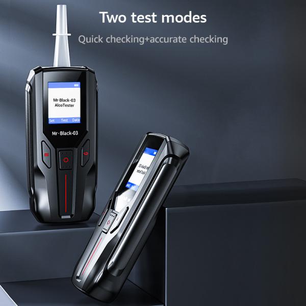 Multiple Units Fuel Cell Alcohol Breathalyzer Small Size Mr Black 3 For