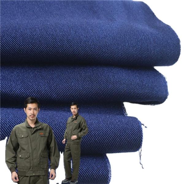 100% Polyester 220D Twisted Twill Woven Gabardine Fabric in Workshop Uniform
