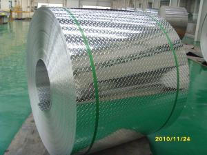 Wholesale Dimpled Aluminum Tread Plate , One Bar Shape Aluminum Checker Plate Sheets from china suppliers