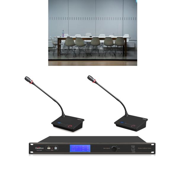 PLL Synthesized Conference Room Audio System 30MHz Bandwidth Meeting Microphone