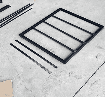 Compact Plastic / Galvanized V Bank Air Filter Frame Medium Efficiency