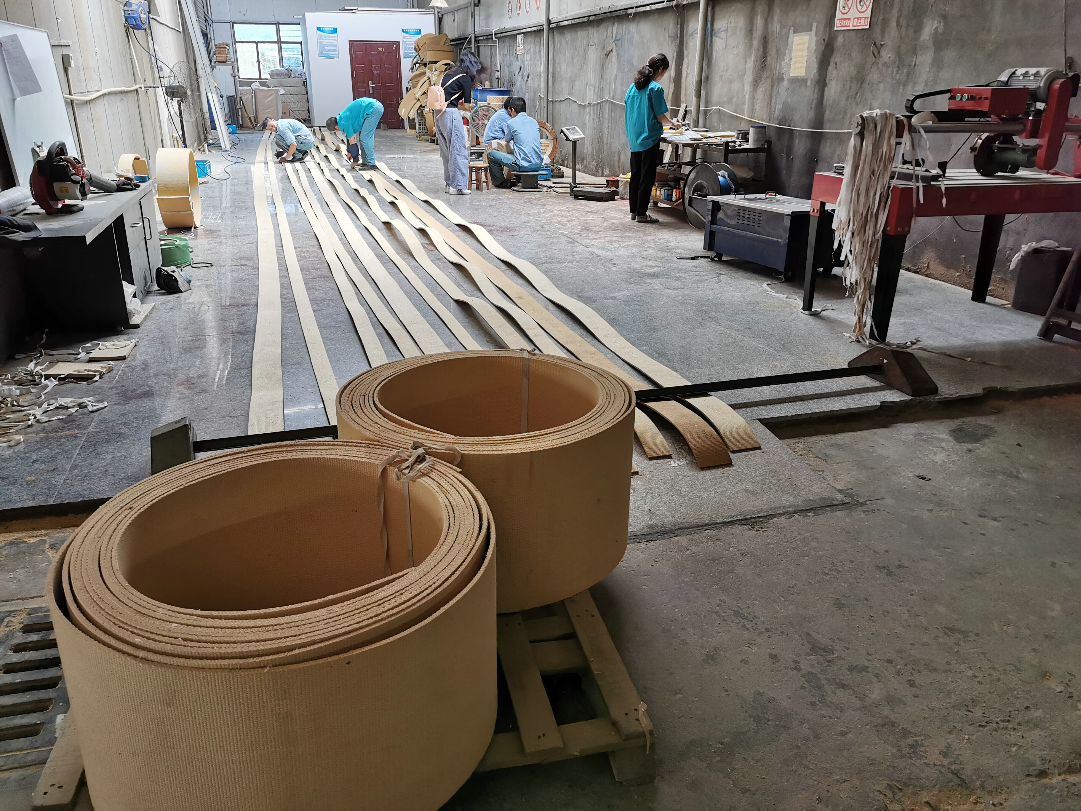 OEM Brown Non Asbestos Woven Brake Lining For Sugar Mill