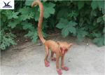 Playground Lifelike Simulated Animatronic Animal With Fur / Simulated Roar /