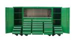 Garage Heavy Duty Storage Cabinet with Rolling Tool Box and Stainless Steel