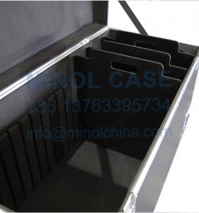 China Flight Utility Trunk Caster Board With Black Dividers Engineered To Hold Tool Lighting Quality Durable Case on sale