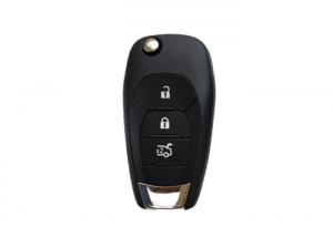 China Black Chevrolet Flip Key / Chevrolet Key 3 Buttons 433 Mhz Fob PCF7961 Chip on sale