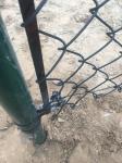 3.76mm - 50x50mm PVC coated chain link fence