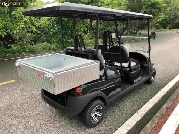 4 Seater Park Golf Cart Electric for Sightseeing , Utility Golf Car with