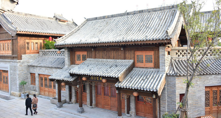 Unglazed Gazebo Chinese Clay Roof Tiles Matt Gazebo Bent Handmade Craft