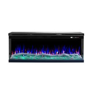 Wholesale 43'' Multi Sided Electric Fireplace 6 Colors Atmosphere Light Remote Control from china suppliers