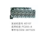 6D107 Diesel Engine Cylinder Head Fit Excavator PC200-8 Diesel Cylinder Head