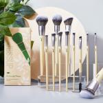 Jessup 12Pcs Sustainable and Eco-friendly Makeup Brush Set Low Waste T327