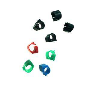 Wholesale Colorful ABS Plastic TK4100 LF RFID Pigeon Ring Tag Waterproof Circle Shape from china suppliers