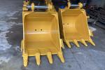 PC140 CAT314 Wheel Loader Bucket 0.65cbm Q355B Hardox500 Material
