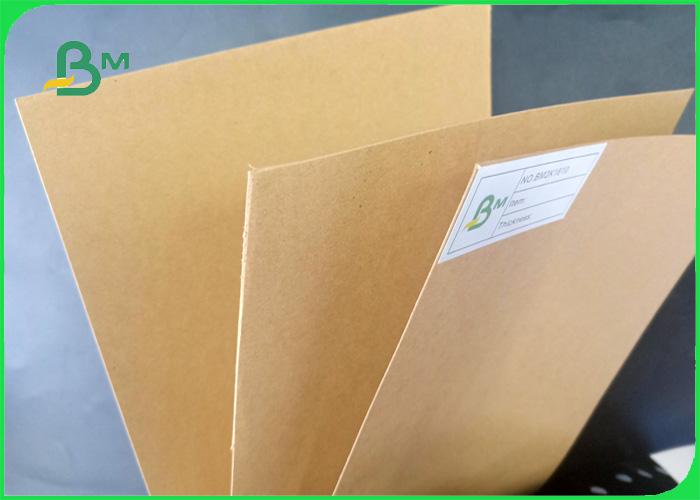 Standard size 70*100cm FSC approved natural brown craft liner board paper for bags