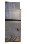 Odorless Corrugated Floor Display Box Antiwear 3 Layers Organic Glass
