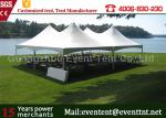 Instant Canopy High Peak Tent Aluminum Frame Material With Flowers Decoration
