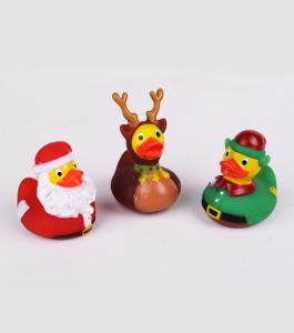 China Decorated Mini Size Christmas Rubber Duck Santa Duck, Deer Duck, Christmas Holiday Gift Duck toy on sale