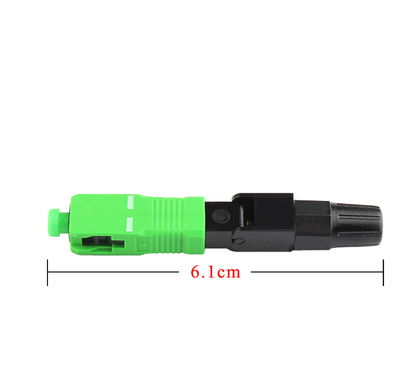 Field assembly SC/APC Fiber Optic fast Connector