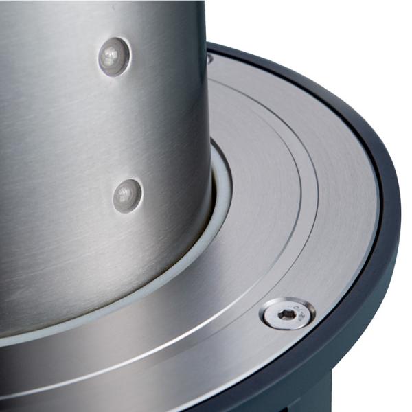 Dia 168mm Traffic Control Bollards 1.5KW 304 Steel Automatic Retractable
