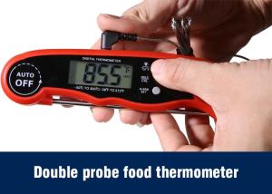 Wholesale High Temperature Alarm Barbecue Smoker Thermometer Dual Probes Food Safety from china suppliers