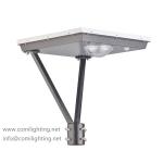 Aluminum 12000lm 100W 120LM/W Solar Fence Post Lights