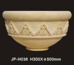 Hand Carved All Weather Sandstone Flower Pots Customized
