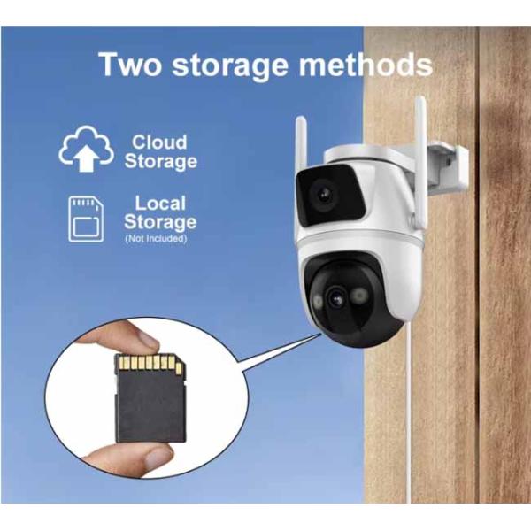 Security Equipment 4MP HD Double Lens WIFi Camera