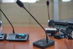 High Fidelity Sound Cat5 Cable Connect Audio Conference Microphone For Meeting